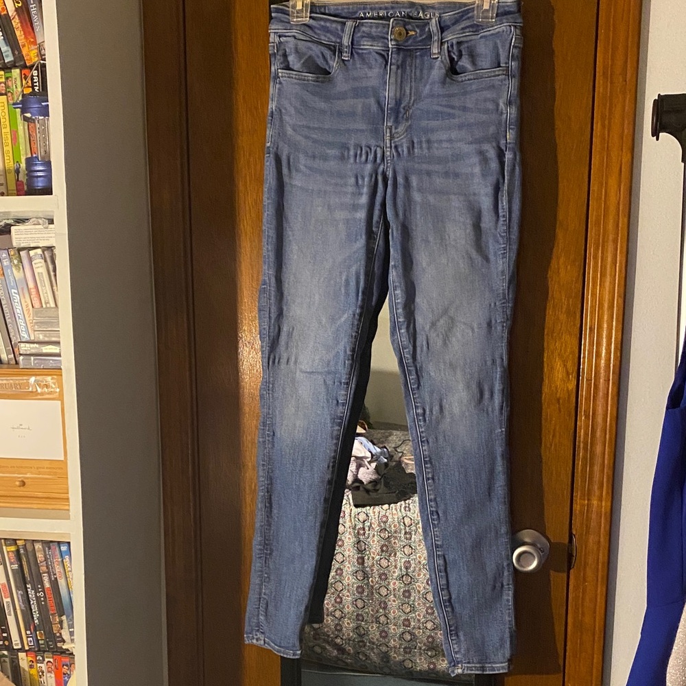 American Eagle Outfitters Light Blue Skinny Jeans